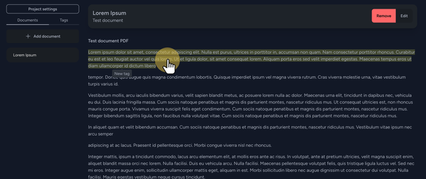 How to use QTagger
